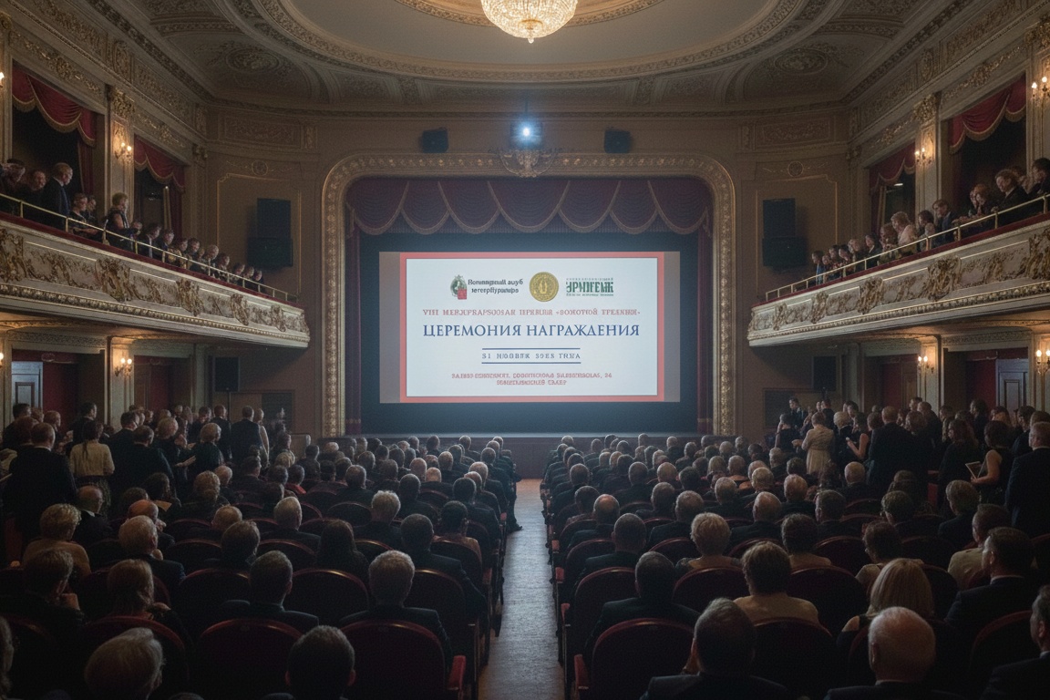 Архитектура как искусство: видеозапись церемонии награждения лауреатов премии «Золотой Трезини» 2025 года